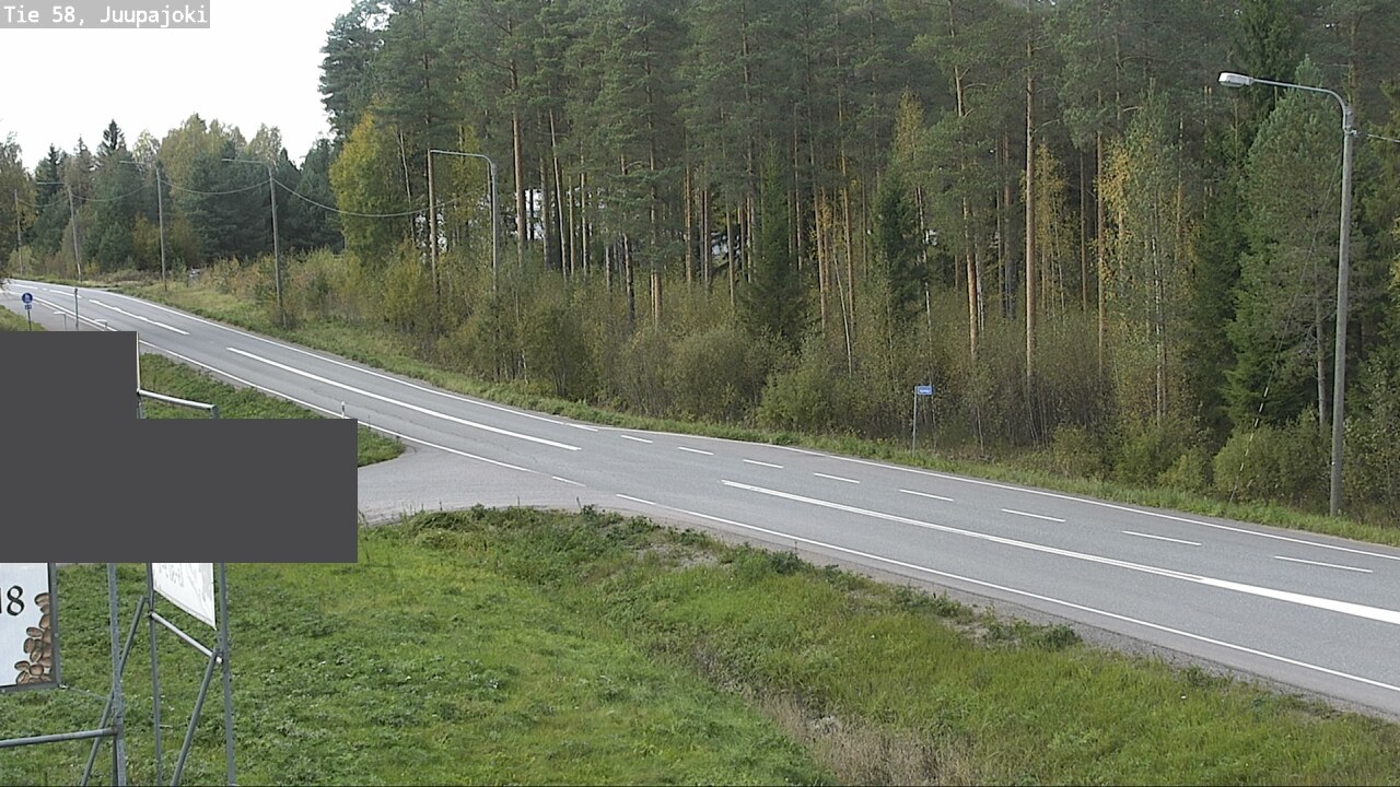 Weather Camera Image Väg 58 Juupajoki, Juupajoki, Pirkanmaa