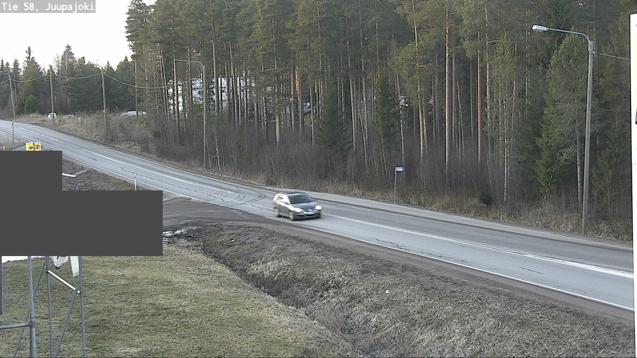 Weather Camera Image Väg 58 Juupajoki, Juupajoki, Pirkanmaa