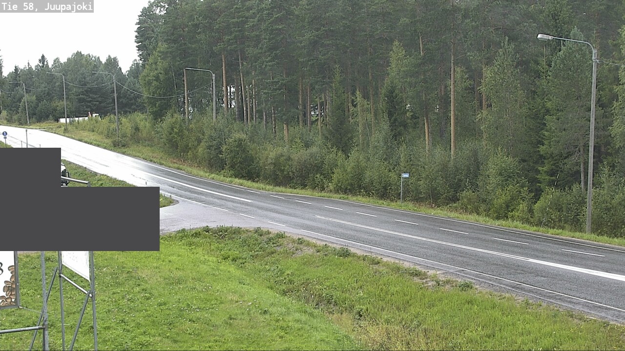 Weather Camera Image Väg 58 Juupajoki, Juupajoki, Pirkanmaa