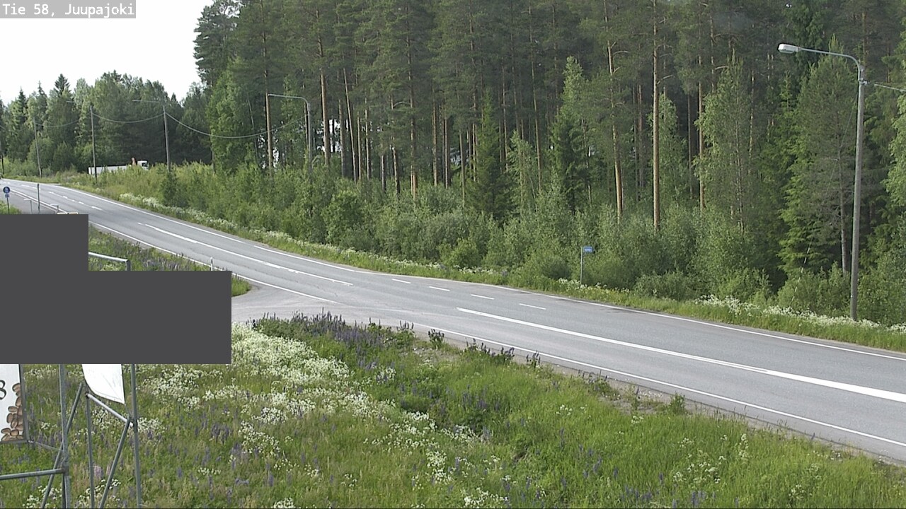 Weather Camera Image Väg 58 Juupajoki, Juupajoki, Pirkanmaa