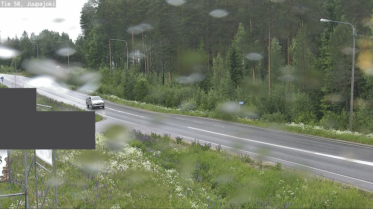 Weather Camera Image Väg 58 Juupajoki, Juupajoki, Pirkanmaa