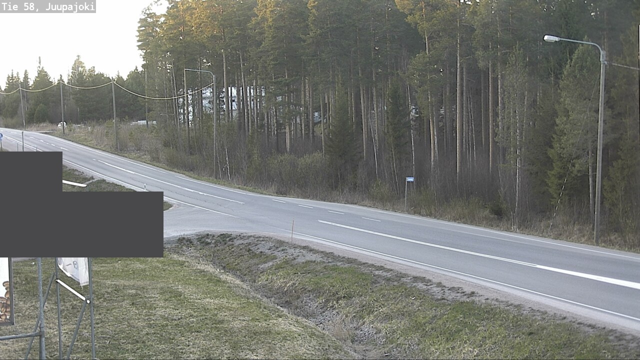 Weather Camera Image Road 58 Juupajoki, Juupajoki, Pirkanmaa