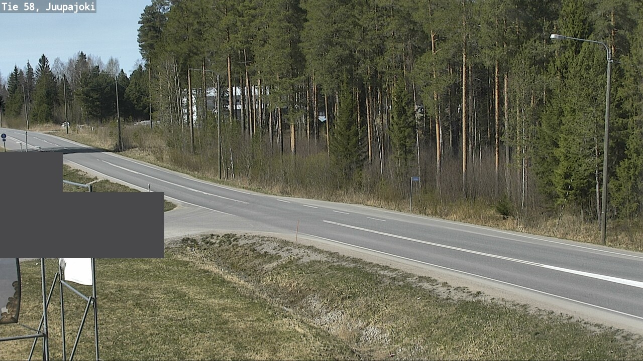 Weather Camera Image Road 58 Juupajoki, Juupajoki, Pirkanmaa