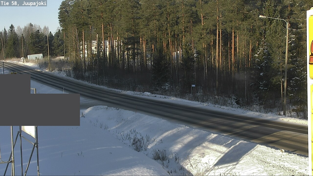 Weather Camera Image Väg 58 Juupajoki, Juupajoki, Pirkanmaa