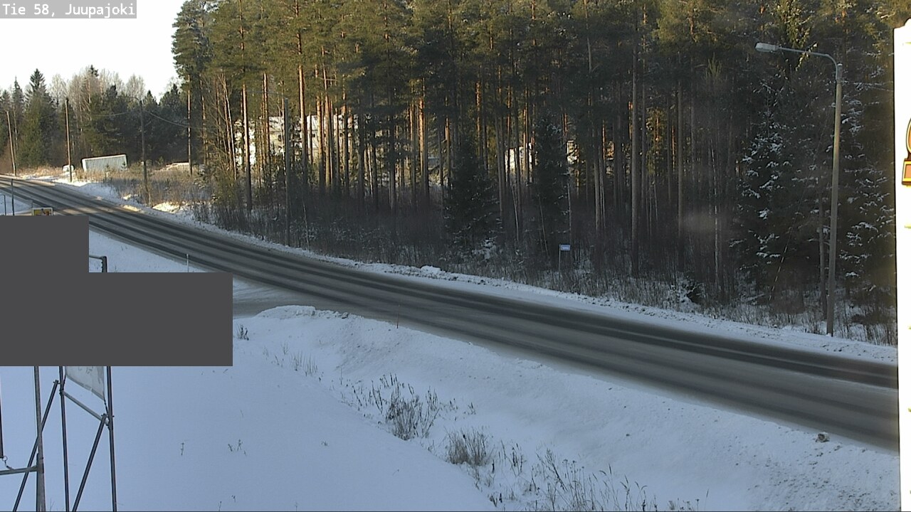 Weather Camera Image Väg 58 Juupajoki, Juupajoki, Pirkanmaa