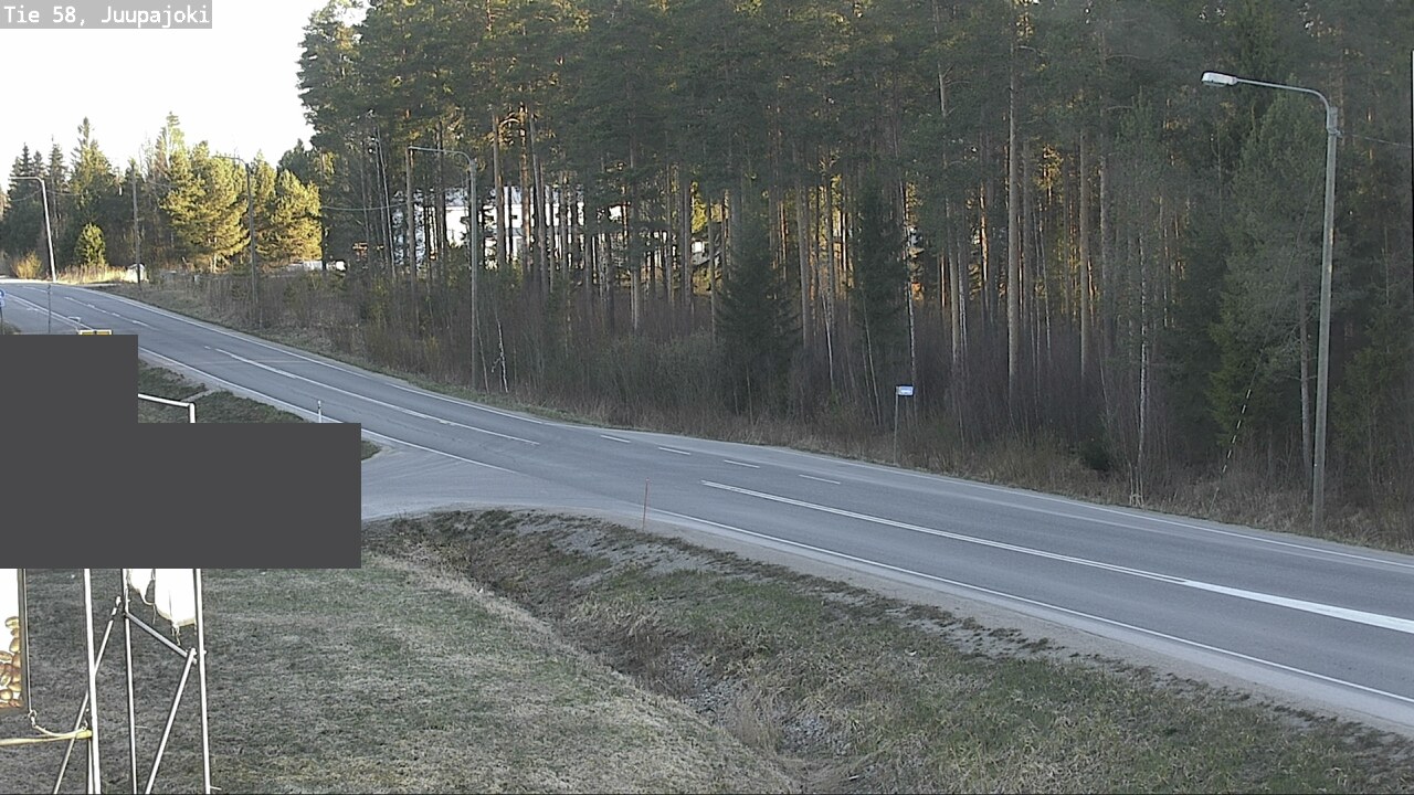 Weather Camera Image Road 58 Juupajoki, Juupajoki, Pirkanmaa