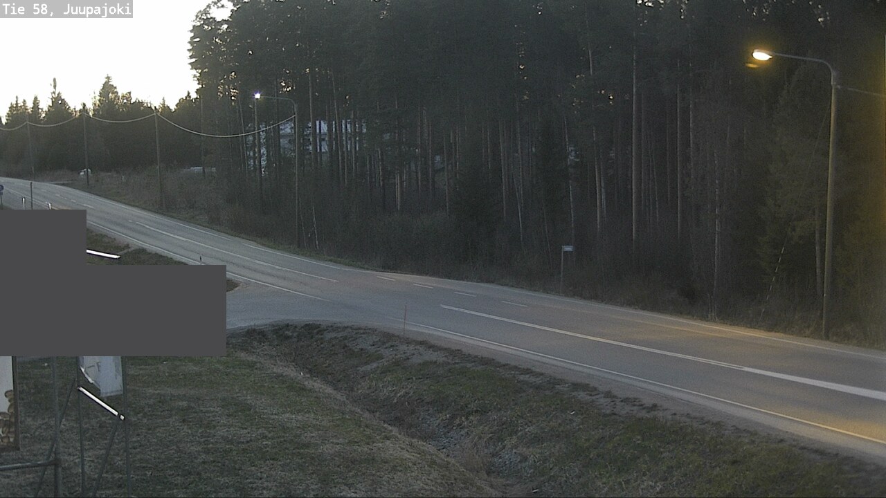Weather Camera Image Road 58 Juupajoki, Juupajoki, Pirkanmaa