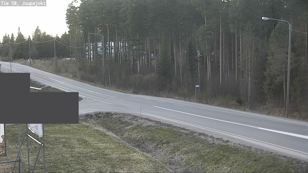 Weather Camera Image Road 58 Juupajoki, Juupajoki, Pirkanmaa
