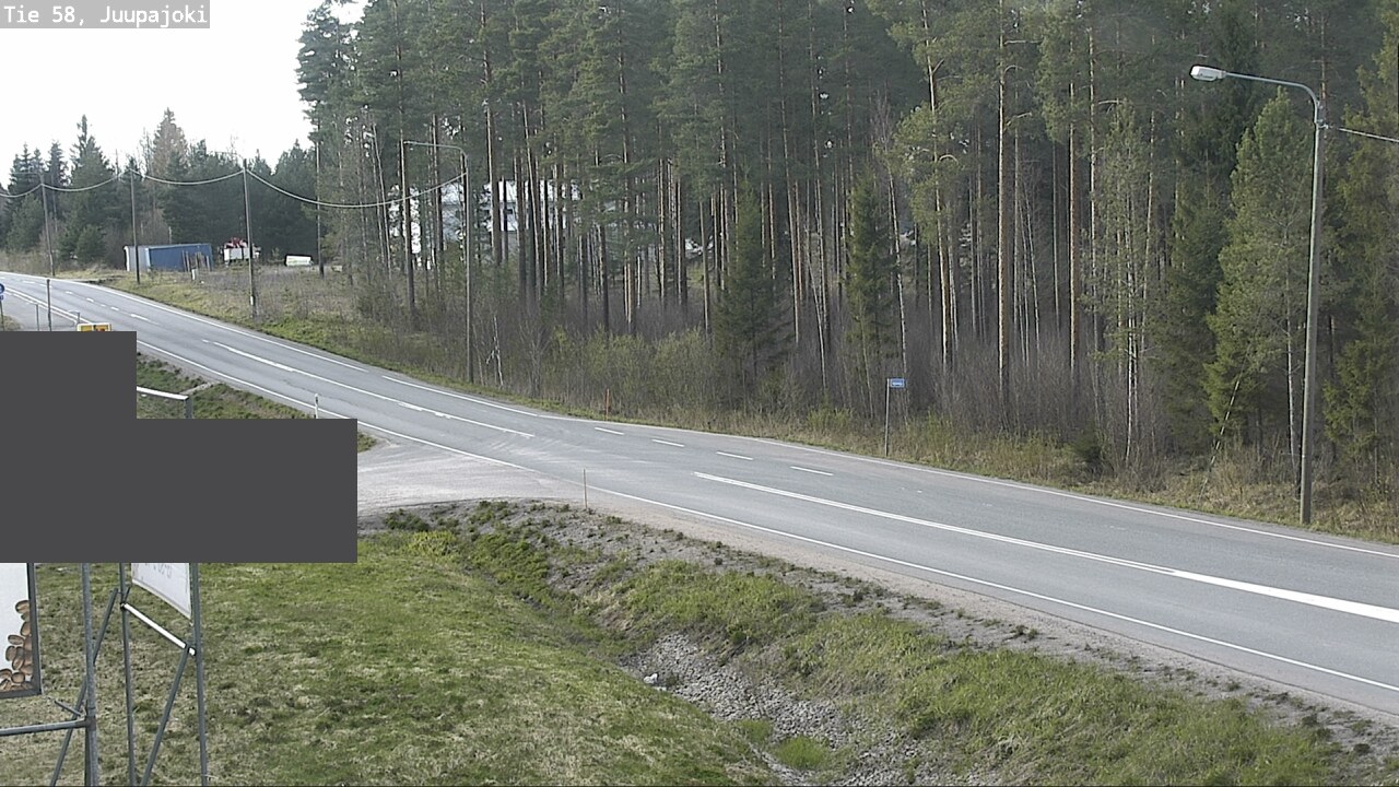 Weather Camera Image Väg 58 Juupajoki, Juupajoki, Pirkanmaa