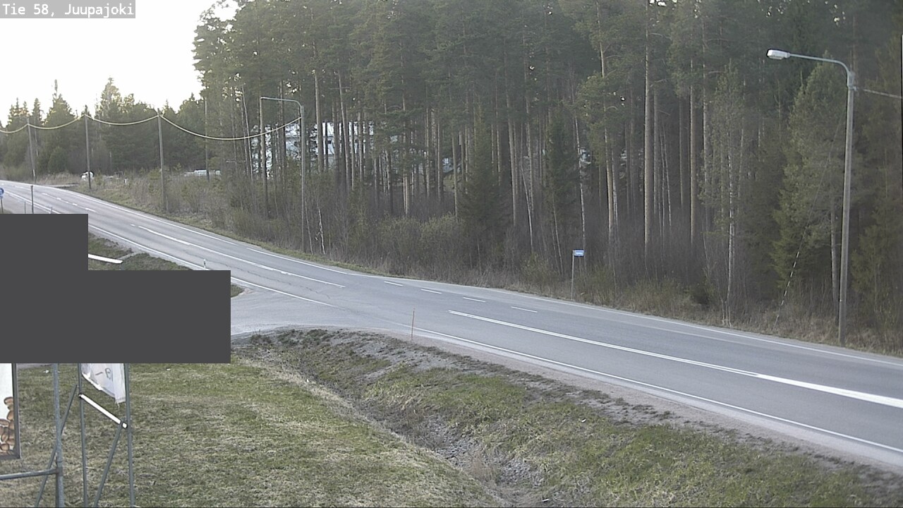 Weather Camera Image Road 58 Juupajoki, Juupajoki, Pirkanmaa