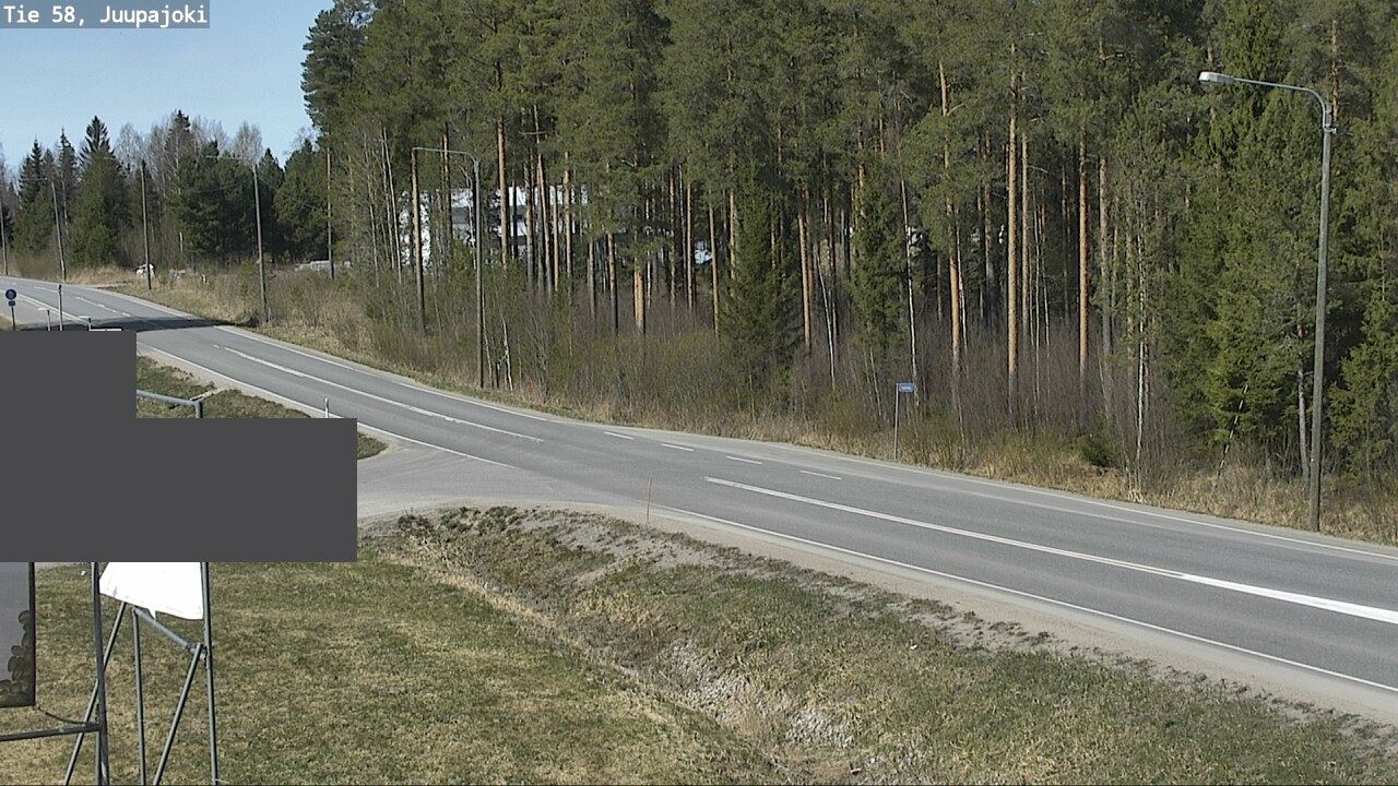 Weather Camera Image Road 58 Juupajoki, Juupajoki, Pirkanmaa