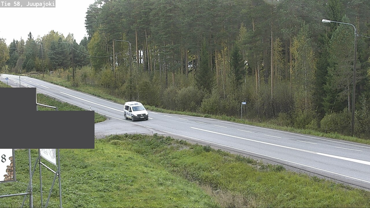Weather Camera Image Väg 58 Juupajoki, Juupajoki, Pirkanmaa