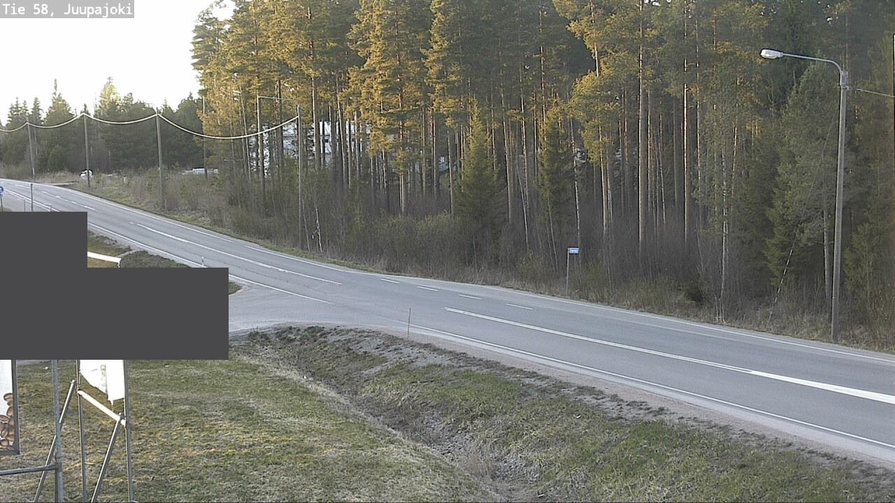 Weather Camera Image Road 58 Juupajoki, Juupajoki, Pirkanmaa
