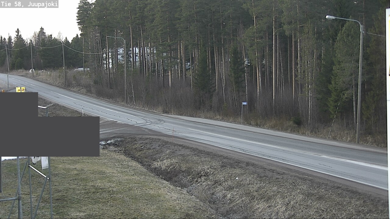Weather Camera Image Väg 58 Juupajoki, Juupajoki, Pirkanmaa
