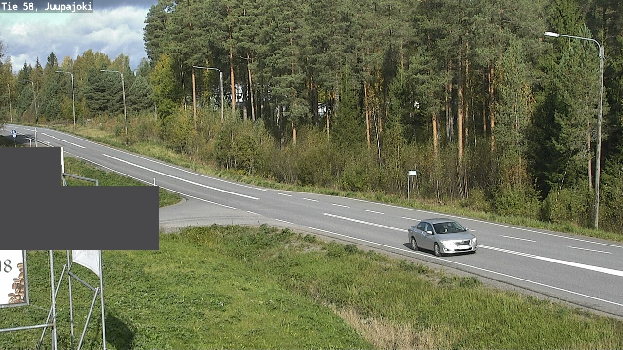 Weather Camera Image Väg 58 Juupajoki, Juupajoki, Pirkanmaa