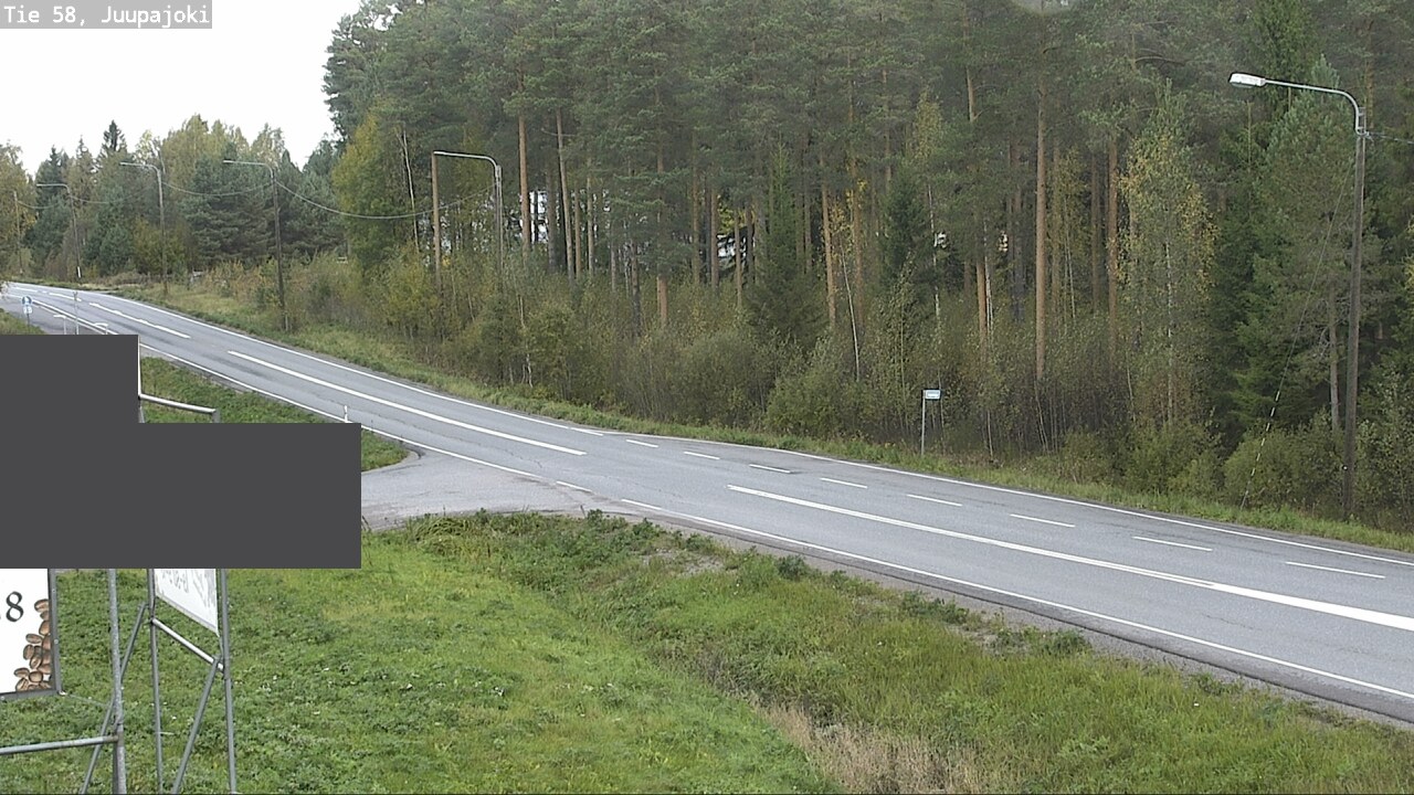Weather Camera Image Väg 58 Juupajoki, Juupajoki, Pirkanmaa