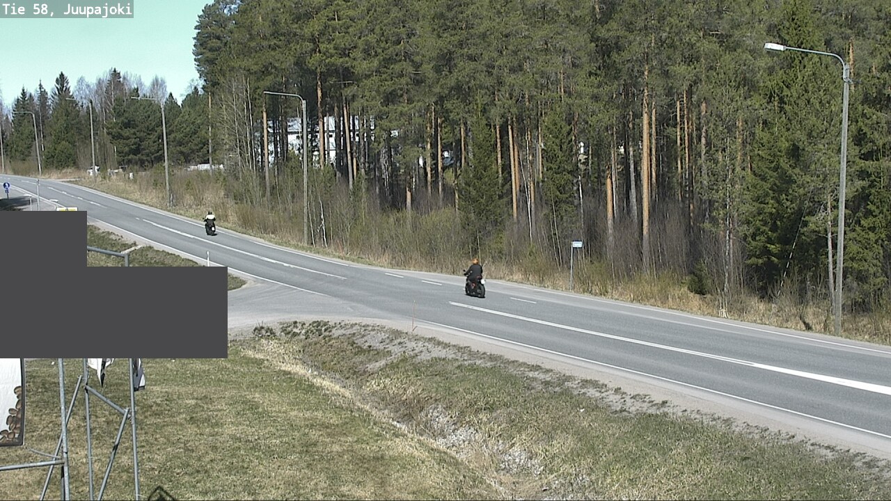 Weather Camera Image Road 58 Juupajoki, Juupajoki, Pirkanmaa