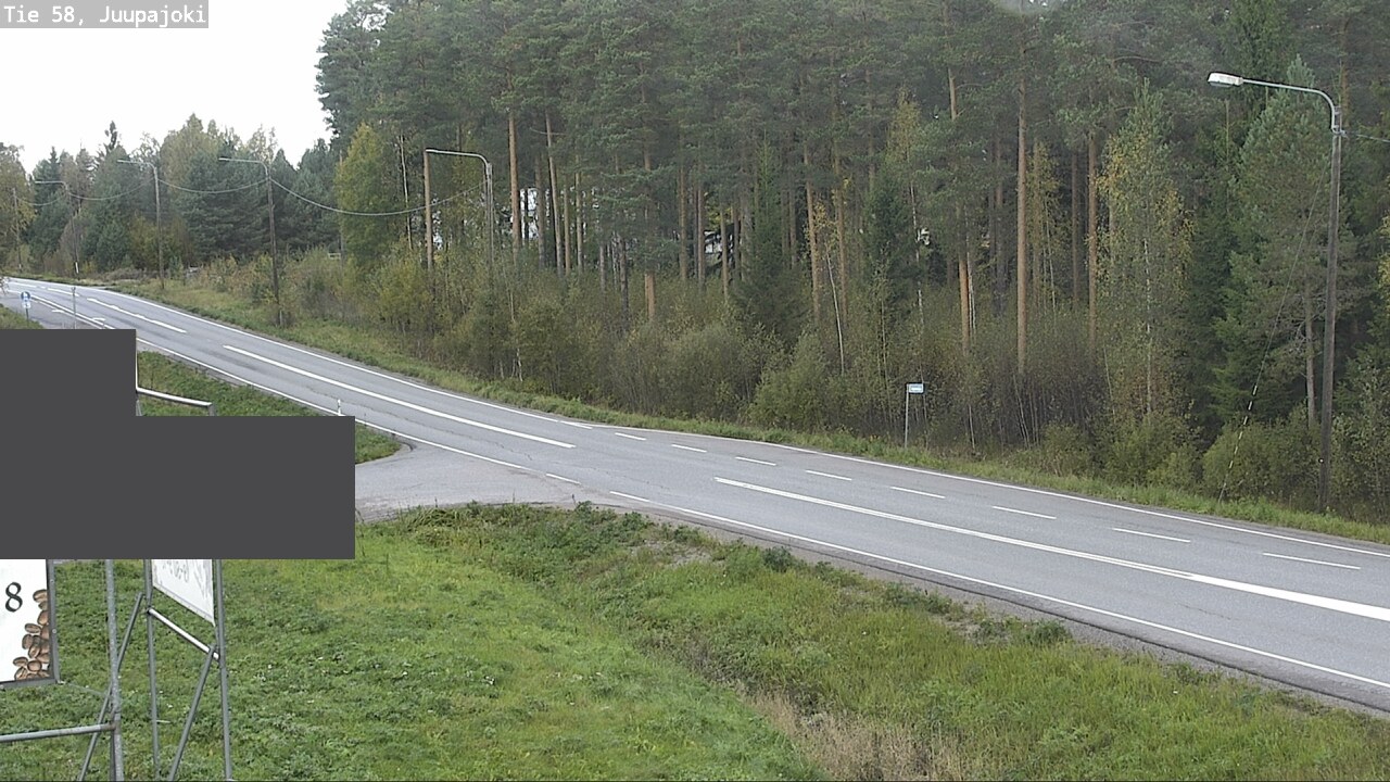 Weather Camera Image Väg 58 Juupajoki, Juupajoki, Pirkanmaa