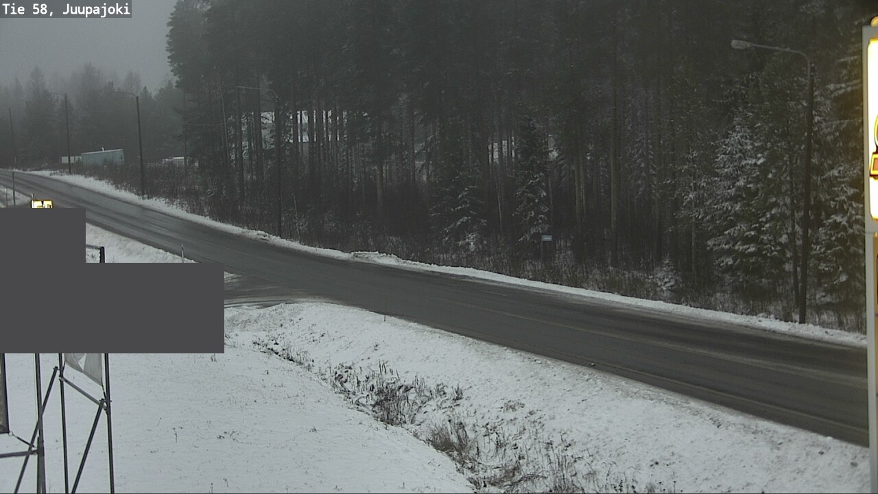 Weather Camera Image Väg 58 Juupajoki, Juupajoki, Pirkanmaa