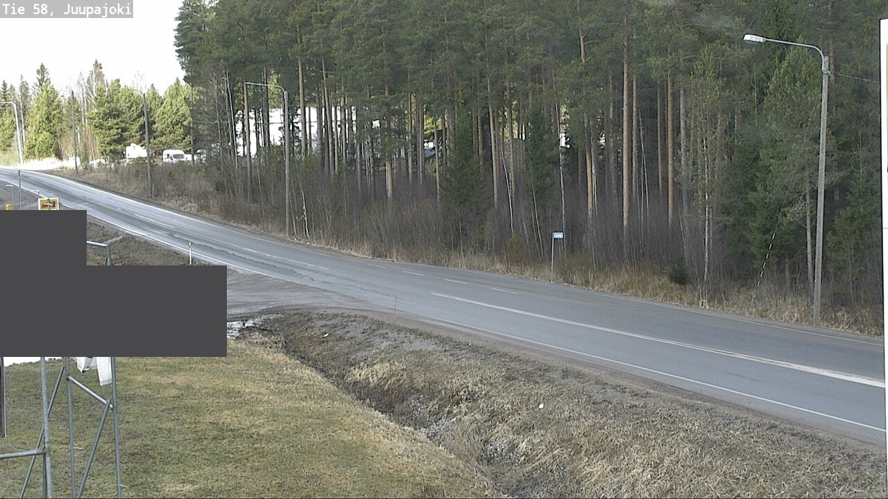 Weather Camera Image Road 58 Juupajoki, Juupajoki, Pirkanmaa