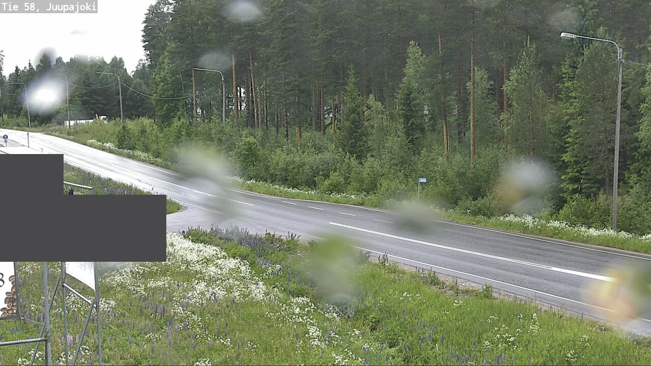 Weather Camera Image Väg 58 Juupajoki, Juupajoki, Pirkanmaa