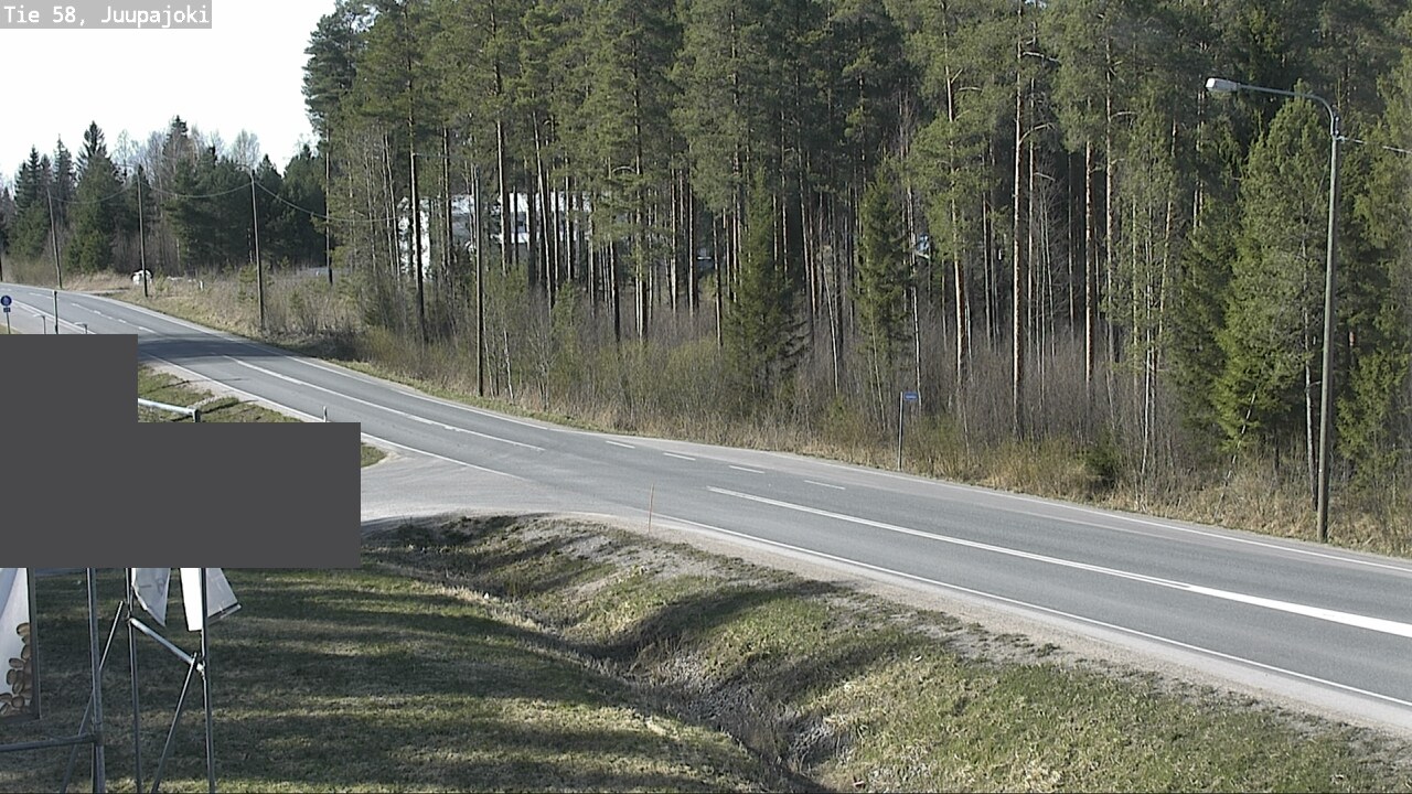 Weather Camera Image Road 58 Juupajoki, Juupajoki, Pirkanmaa