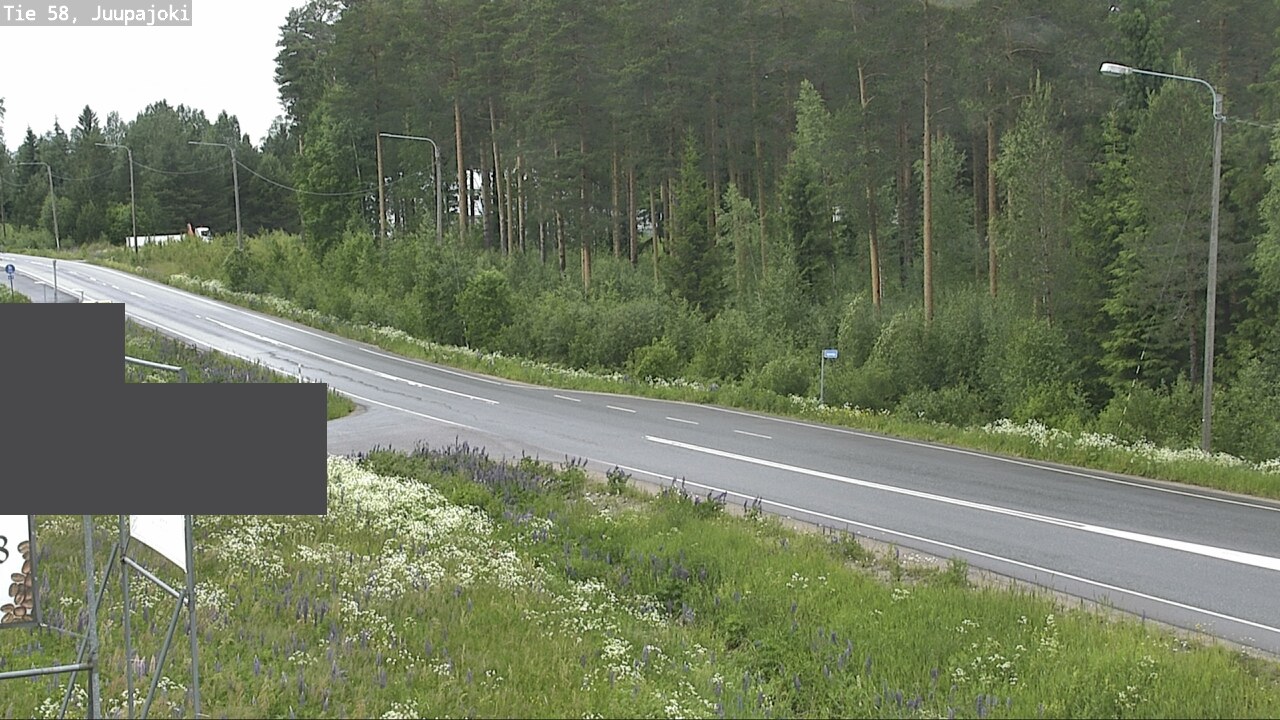 Weather Camera Image Väg 58 Juupajoki, Juupajoki, Pirkanmaa