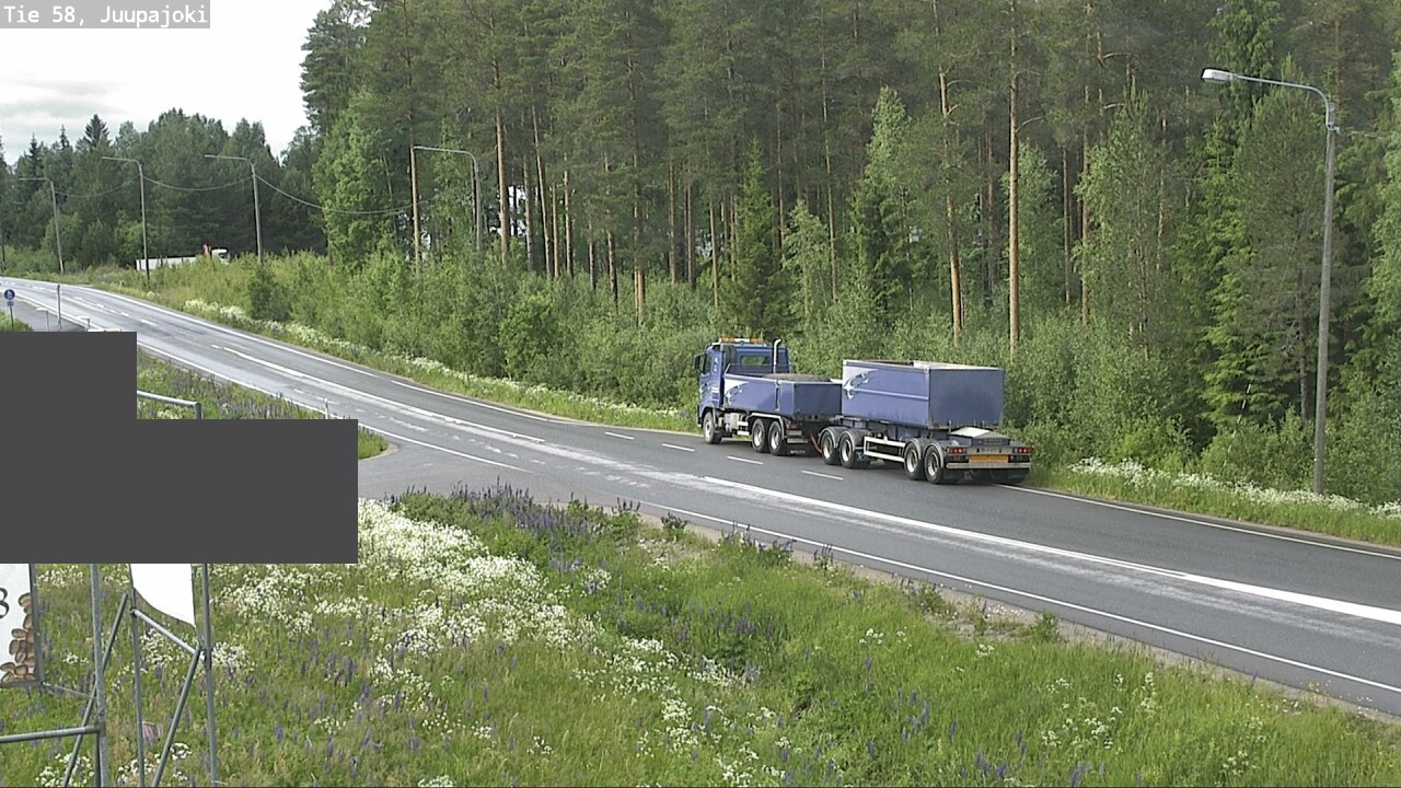 Weather Camera Image Väg 58 Juupajoki, Juupajoki, Pirkanmaa