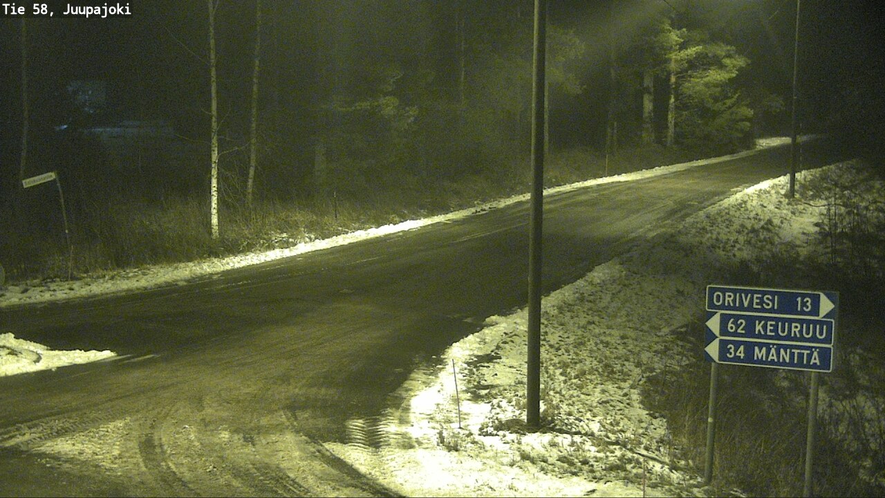 Weather Camera Image Road 58 Juupajoki, Juupajoki, Pirkanmaa