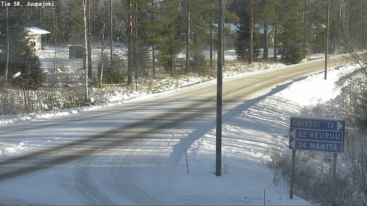 Weather Camera Image Road 58 Juupajoki, Juupajoki, Pirkanmaa
