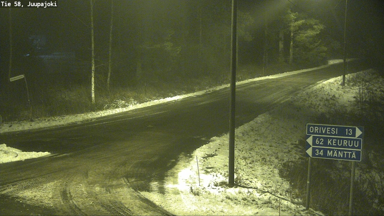 Weather Camera Image Road 58 Juupajoki, Juupajoki, Pirkanmaa