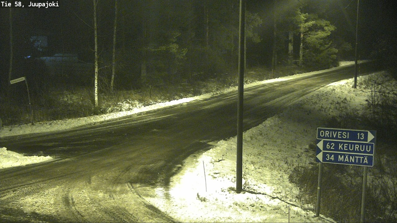 Weather Camera Image Road 58 Juupajoki, Juupajoki, Pirkanmaa