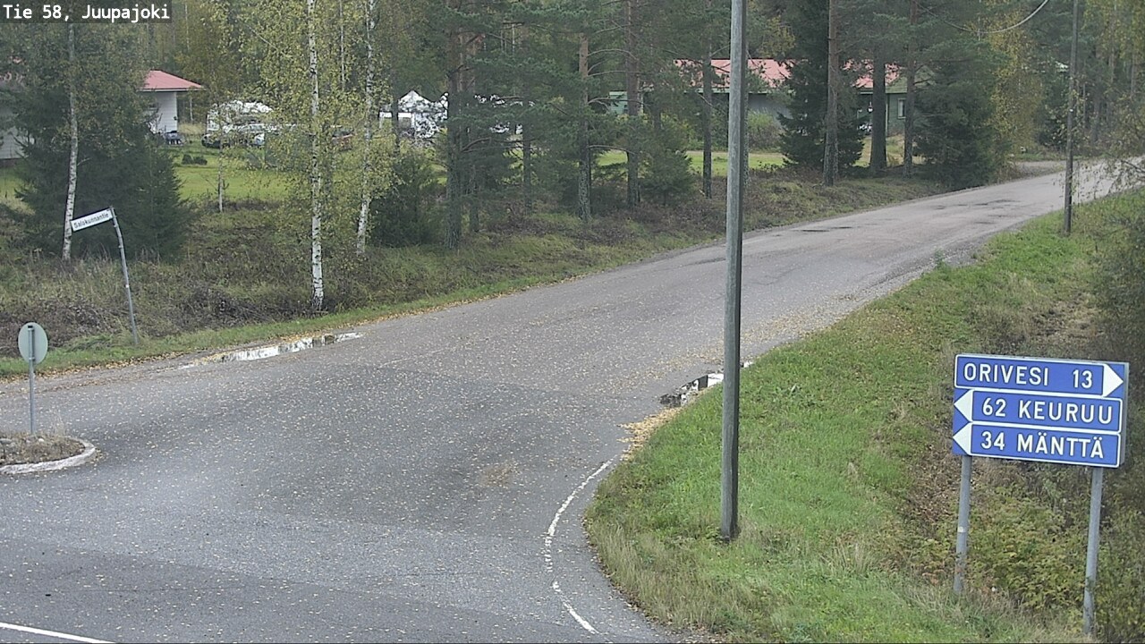 Weather Camera Image Road 58 Juupajoki, Juupajoki, Pirkanmaa