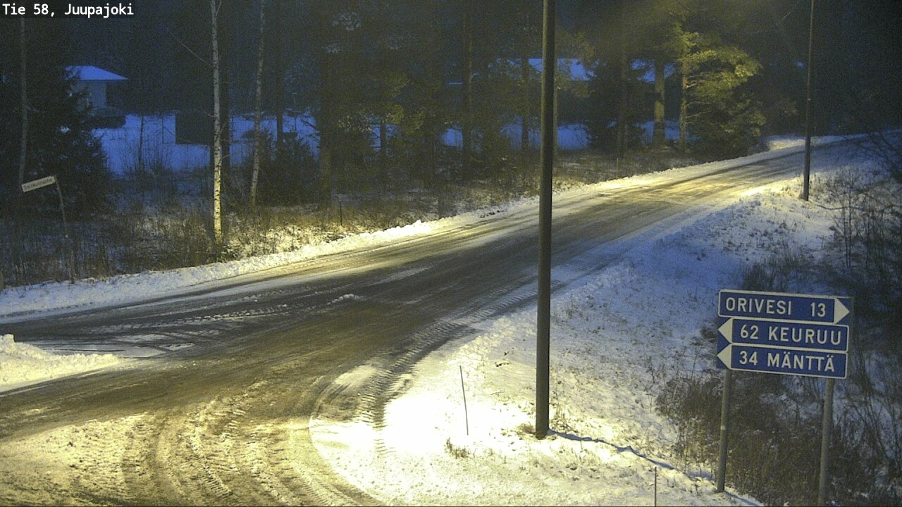 Weather Camera Image Road 58 Juupajoki, Juupajoki, Pirkanmaa