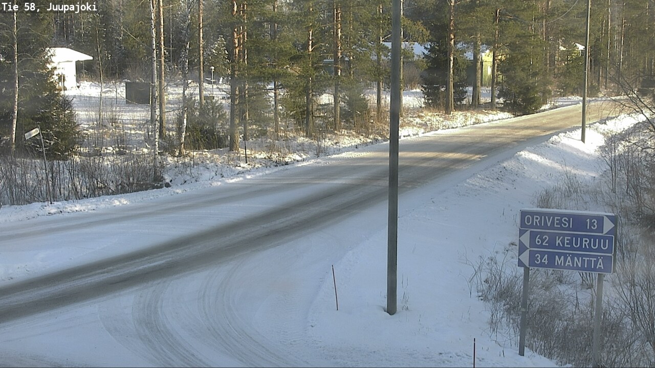 Weather Camera Image Road 58 Juupajoki, Juupajoki, Pirkanmaa