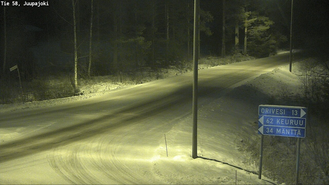 Weather Camera Image Road 58 Juupajoki, Juupajoki, Pirkanmaa