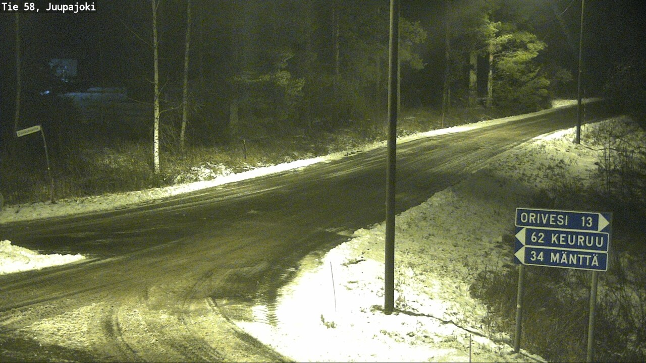 Weather Camera Image Road 58 Juupajoki, Juupajoki, Pirkanmaa
