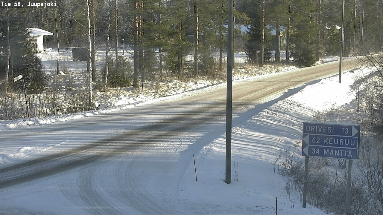Weather Camera Image Road 58 Juupajoki, Juupajoki, Pirkanmaa