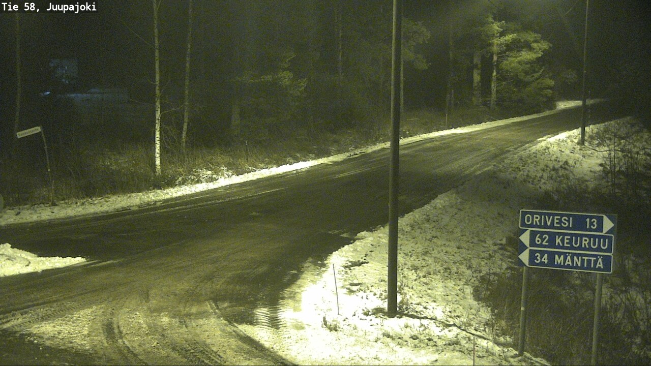 Weather Camera Image Road 58 Juupajoki, Juupajoki, Pirkanmaa