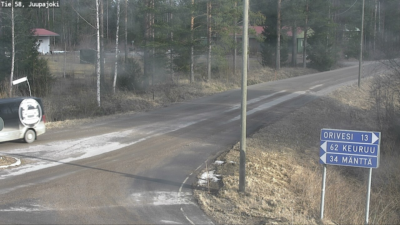Weather Camera Image Väg 58 Juupajoki, Juupajoki, Pirkanmaa
