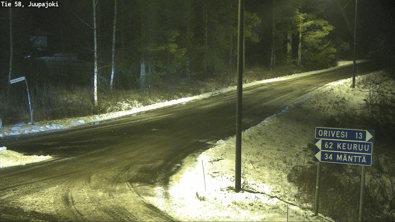 Weather Camera Image Road 58 Juupajoki, Juupajoki, Pirkanmaa