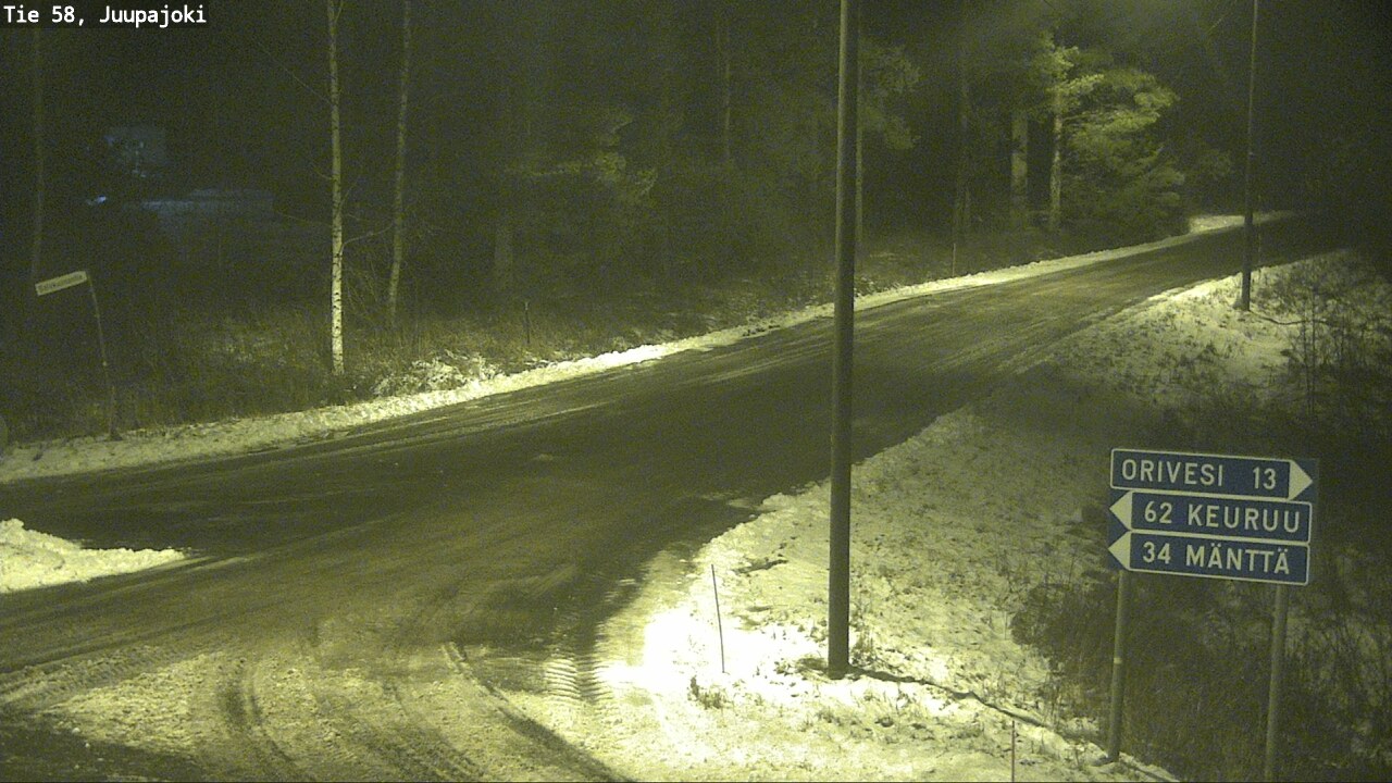 Weather Camera Image Road 58 Juupajoki, Juupajoki, Pirkanmaa