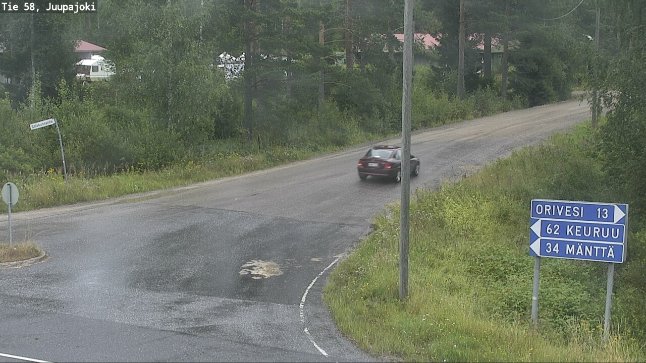 Weather Camera Image Väg 58 Juupajoki, Juupajoki, Pirkanmaa