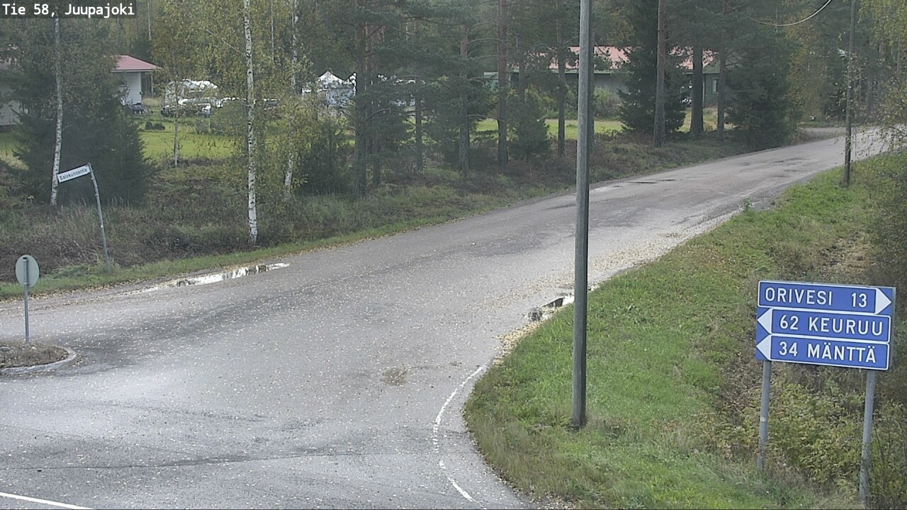 Weather Camera Image Road 58 Juupajoki, Juupajoki, Pirkanmaa