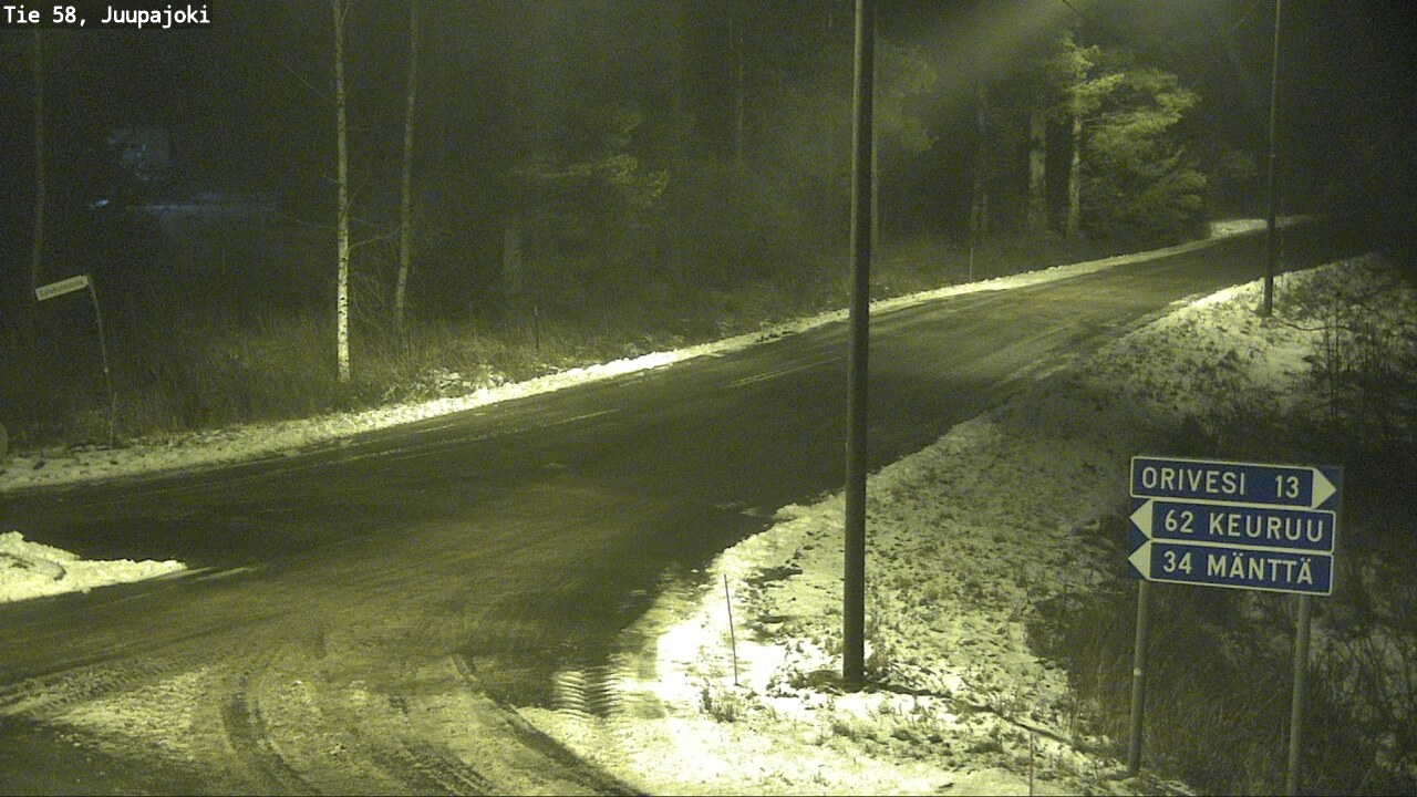 Weather Camera Image Road 58 Juupajoki, Juupajoki, Pirkanmaa