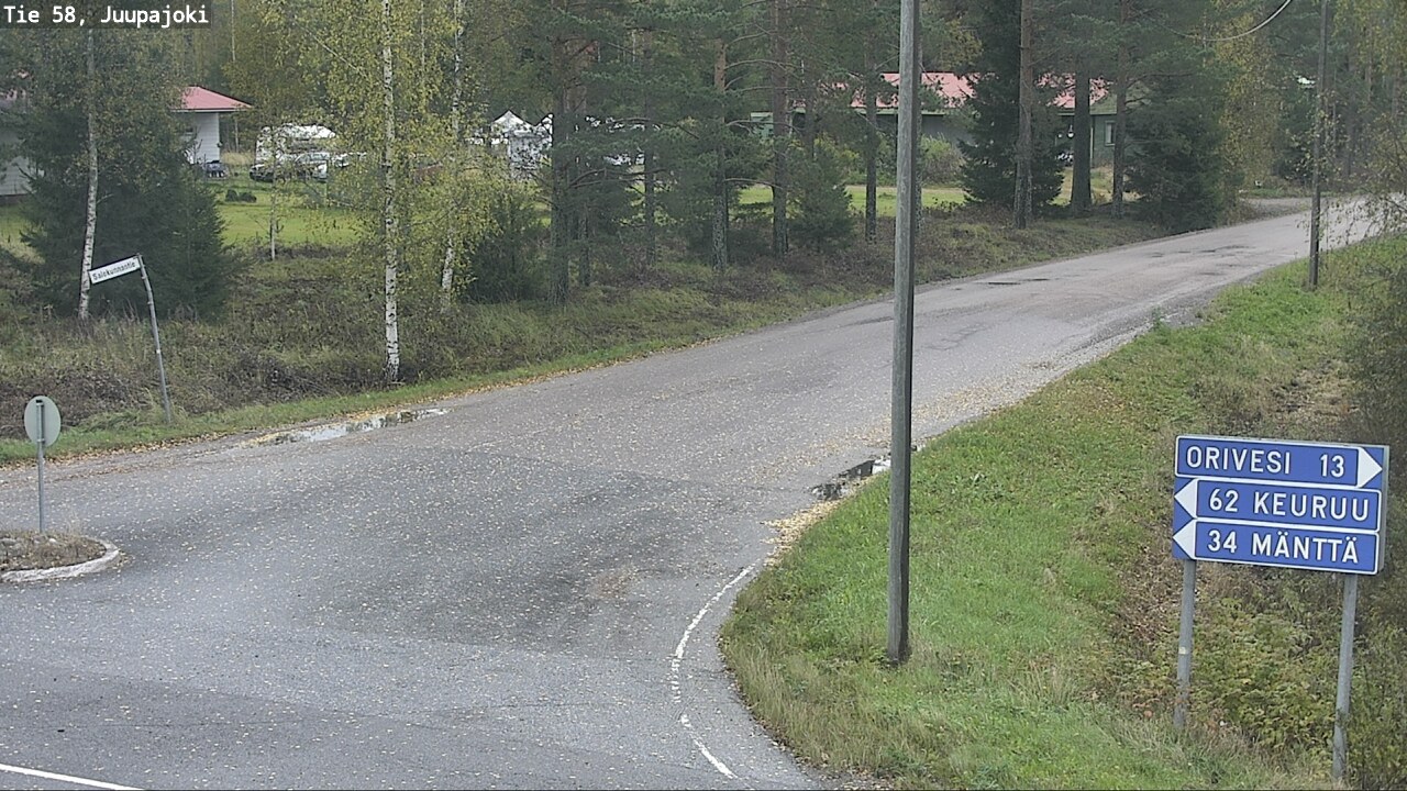 Weather Camera Image Road 58 Juupajoki, Juupajoki, Pirkanmaa