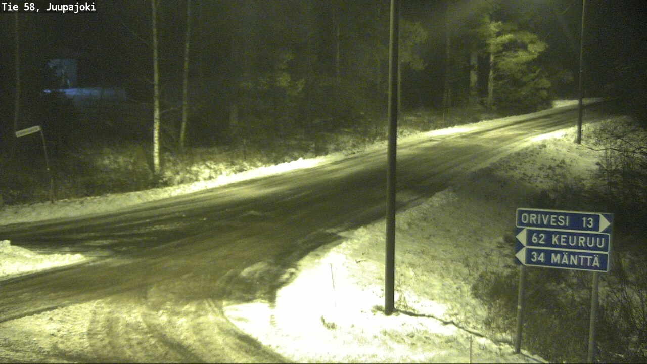 Weather Camera Image Road 58 Juupajoki, Juupajoki, Pirkanmaa