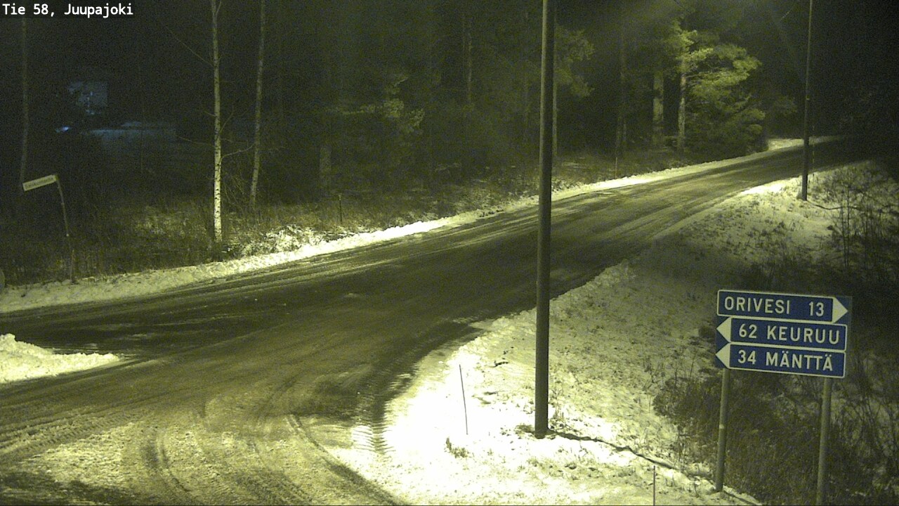 Weather Camera Image Road 58 Juupajoki, Juupajoki, Pirkanmaa