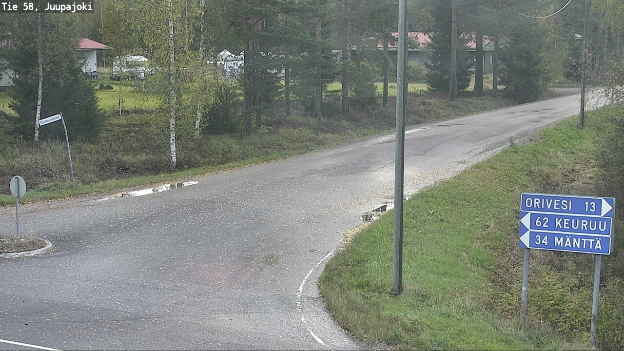 Weather Camera Image Road 58 Juupajoki, Juupajoki, Pirkanmaa