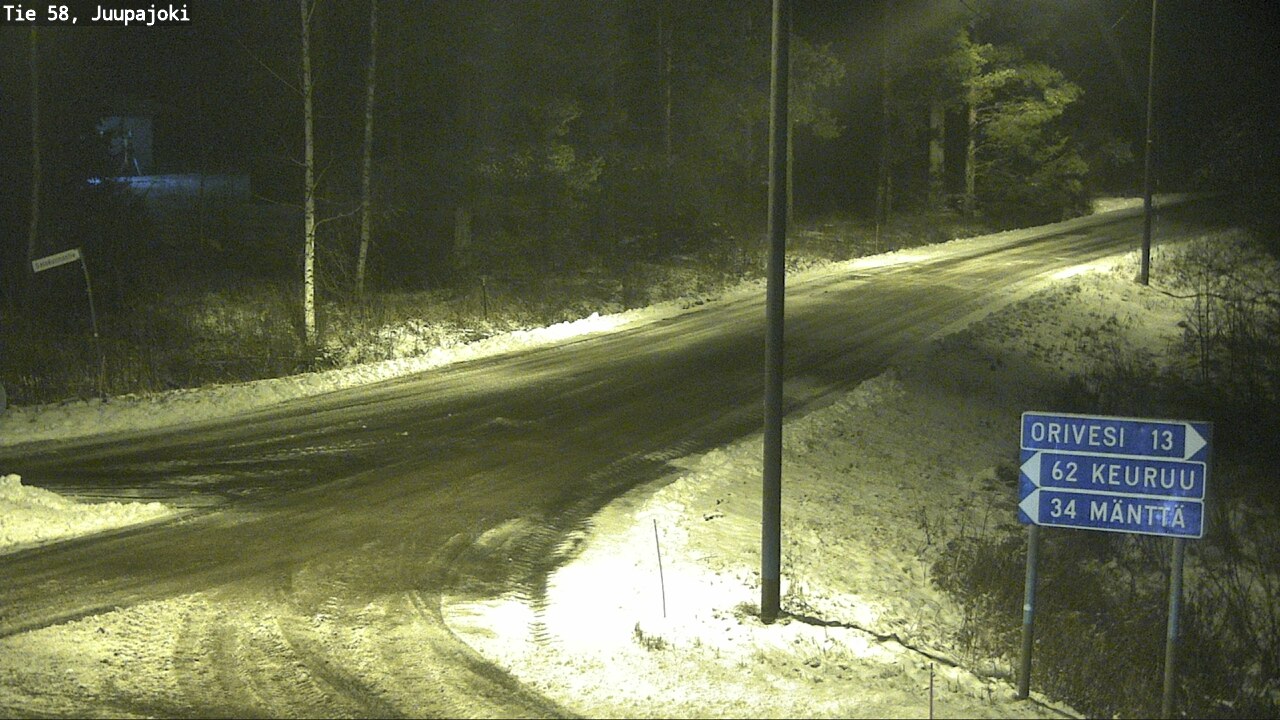 Weather Camera Image Road 58 Juupajoki, Juupajoki, Pirkanmaa